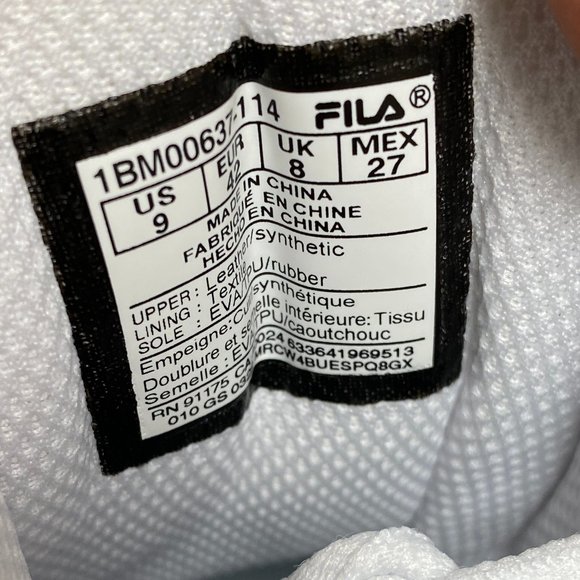 Fila Grant Hill 2 OG Mid Mens Basketball Shoes White Red 1BM00637-114 NEW Size 9 - Picture 9 of 9